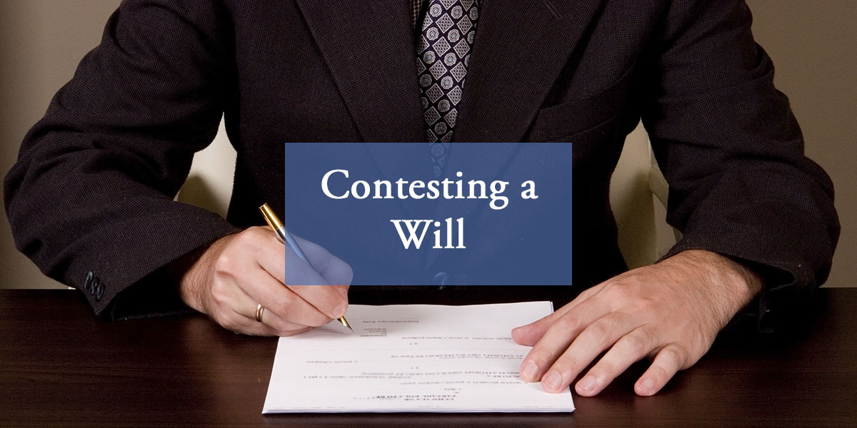 Contesting A Will Chennells Solicitors